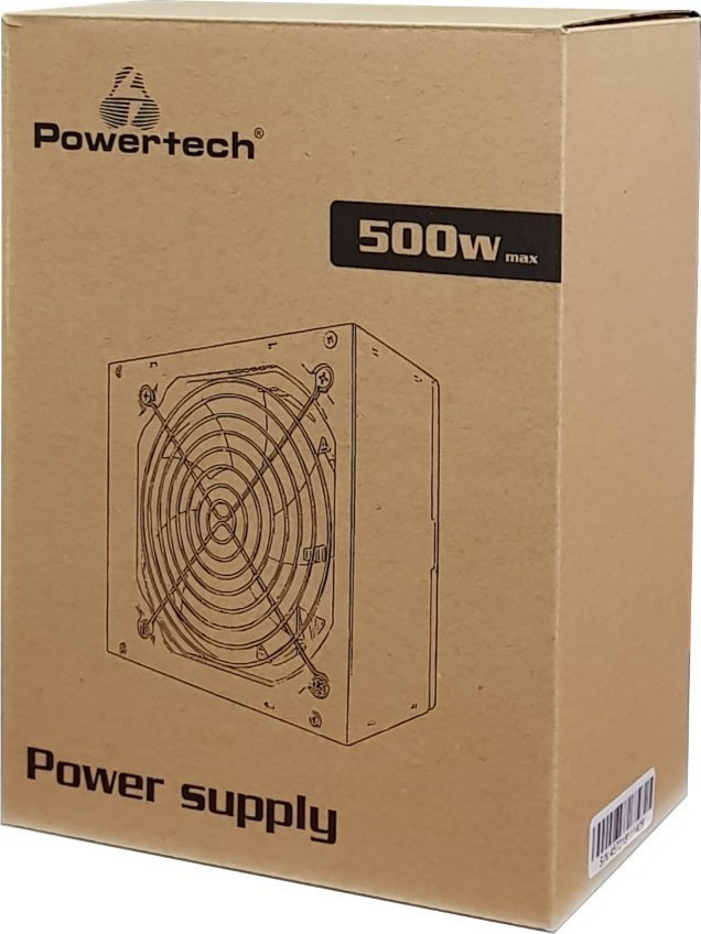 Powertech 500W Τροφοδοτικό Υπολογιστή Full Wired 