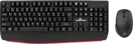Powertech Ασύρματο Bluetooth Σετ Πληκτρολόγιο & Ποντίκι Ελληνικό