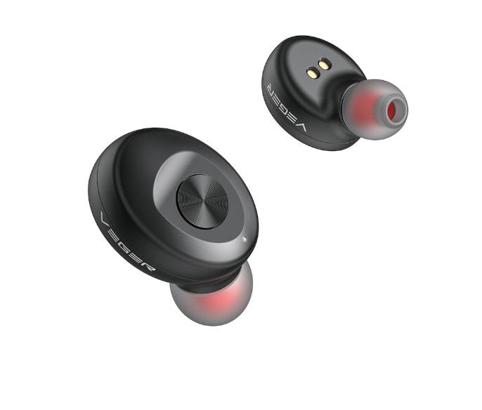 Veger XG08 In-ear Bluetooth Handsfree Ακουστικά με Θήκη Φόρτισης Μαύρα