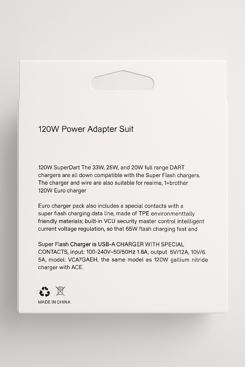 Φορτιστής Και Καλώδιο USB-A Σε USB-C 120w