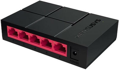 Mercusys MS105G v1 Unmanaged L2 Switch με 5 Θύρες Gigabit (1Gbps) Ethernet