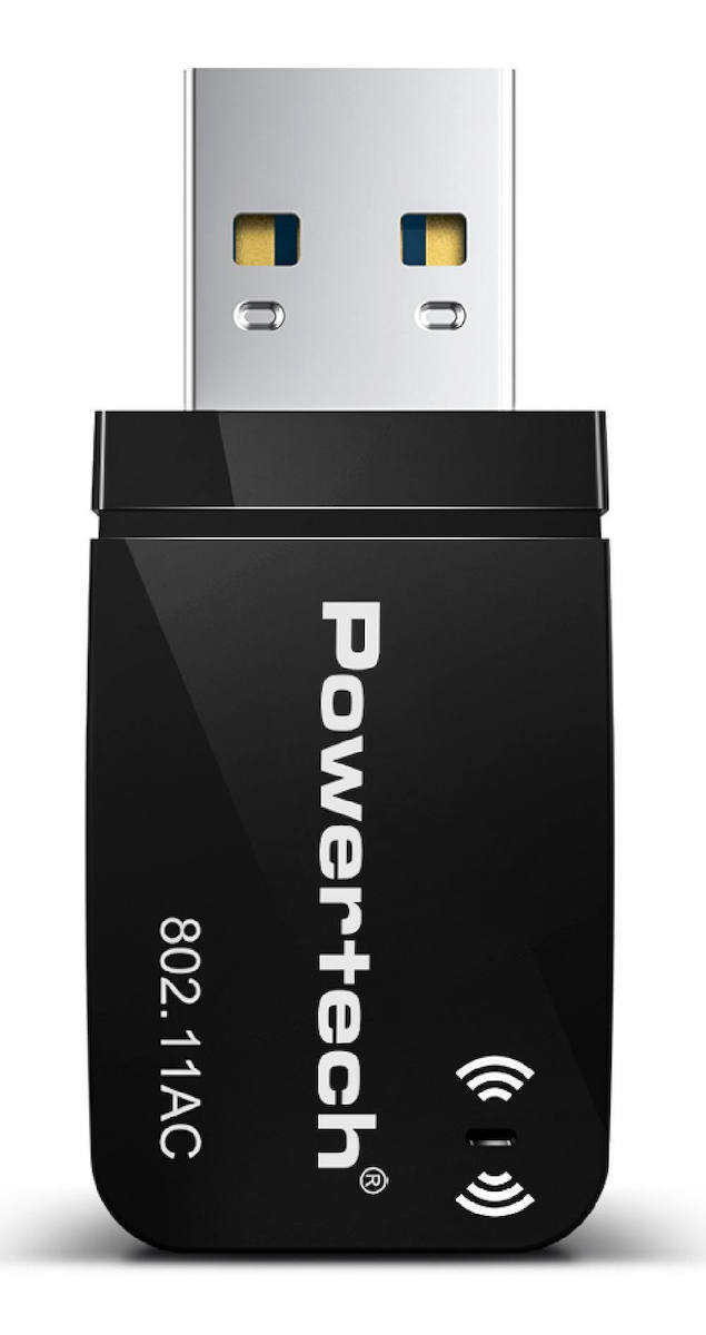 Powertech Ασύρματος USB Αντάπτορας Δικτύου 1300Mbps 