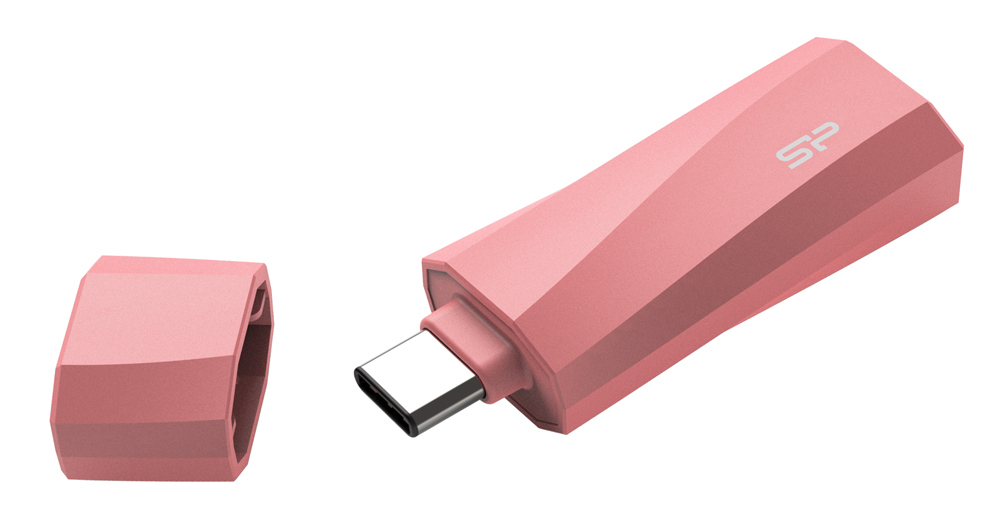 Silicon Power Mobile C07 32GB USB 3.2 Stick με σύνδεση USB-C Ροζ
