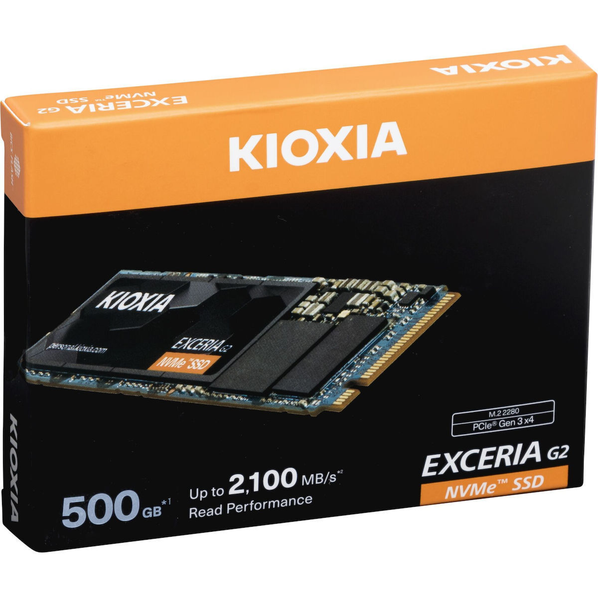 Kioxia Exceria G2 SSD 500GB M.2 NVMe PCI Express 3.0