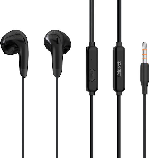 Celebrat G27-BK In-ear Handsfree με Βύσμα 3.5mm Μαύρο