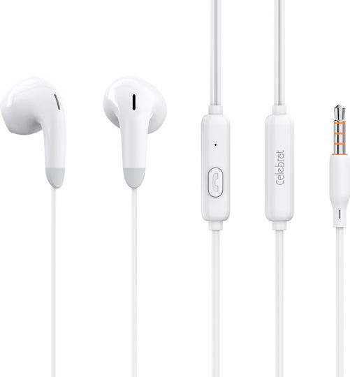 Celebrat G27-WH In-ear Handsfree με Βύσμα 3.5mm Λευκό