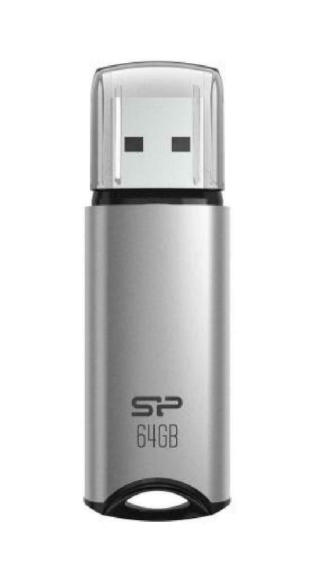 Silicon Power Marvel M02 64GB USB 3.2 Stick Γκρι
