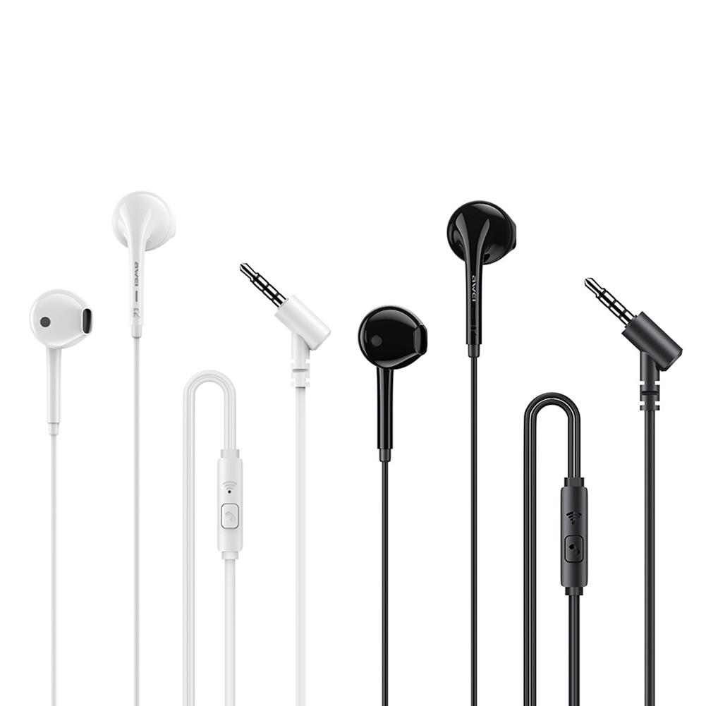 Awei PC7 In-ear Handsfree (3.5mm) Λευκό